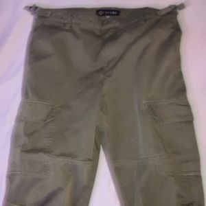 Empyre Loose Fit Olive Cargo Skate Pants